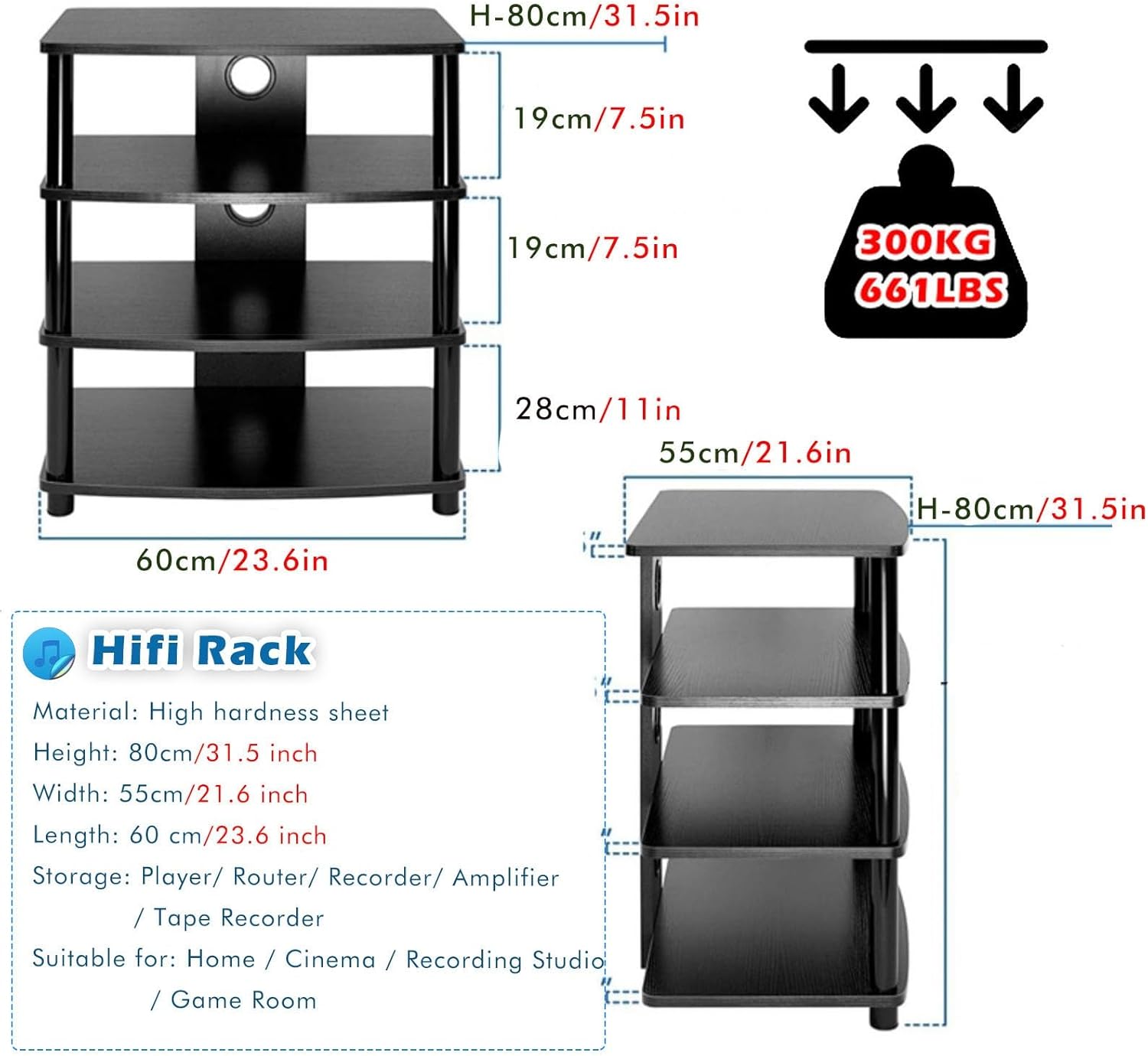 WLCGYD Home Audio Racks and Stands