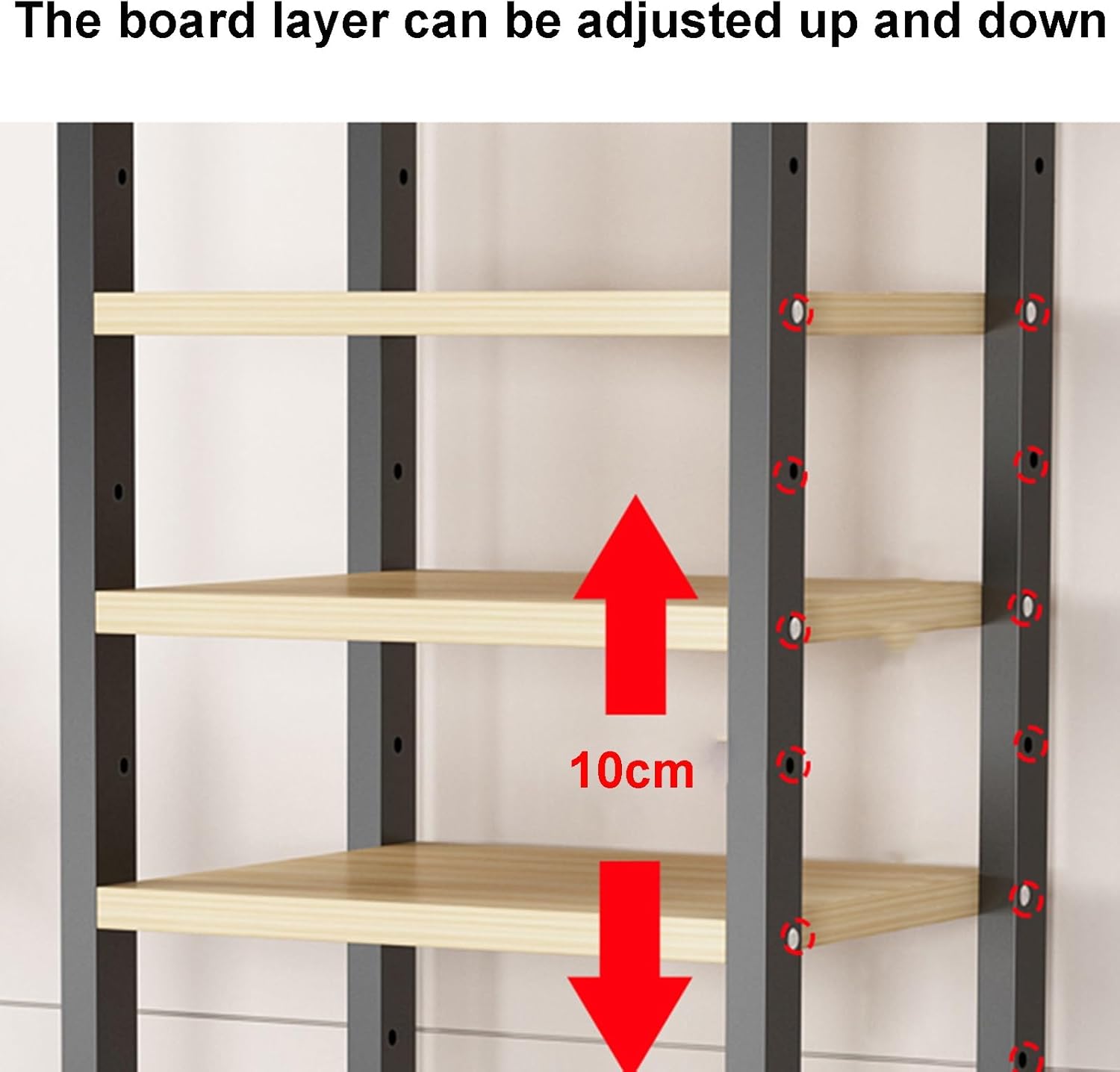 UEOFU 6 Tier Audio Rack Tower