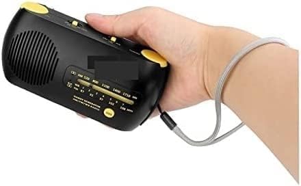 HCUCTOS FM Am NOAA Weather Radio Emergency SOS Crank Solar Receiver with Flashlight MP3 D Player