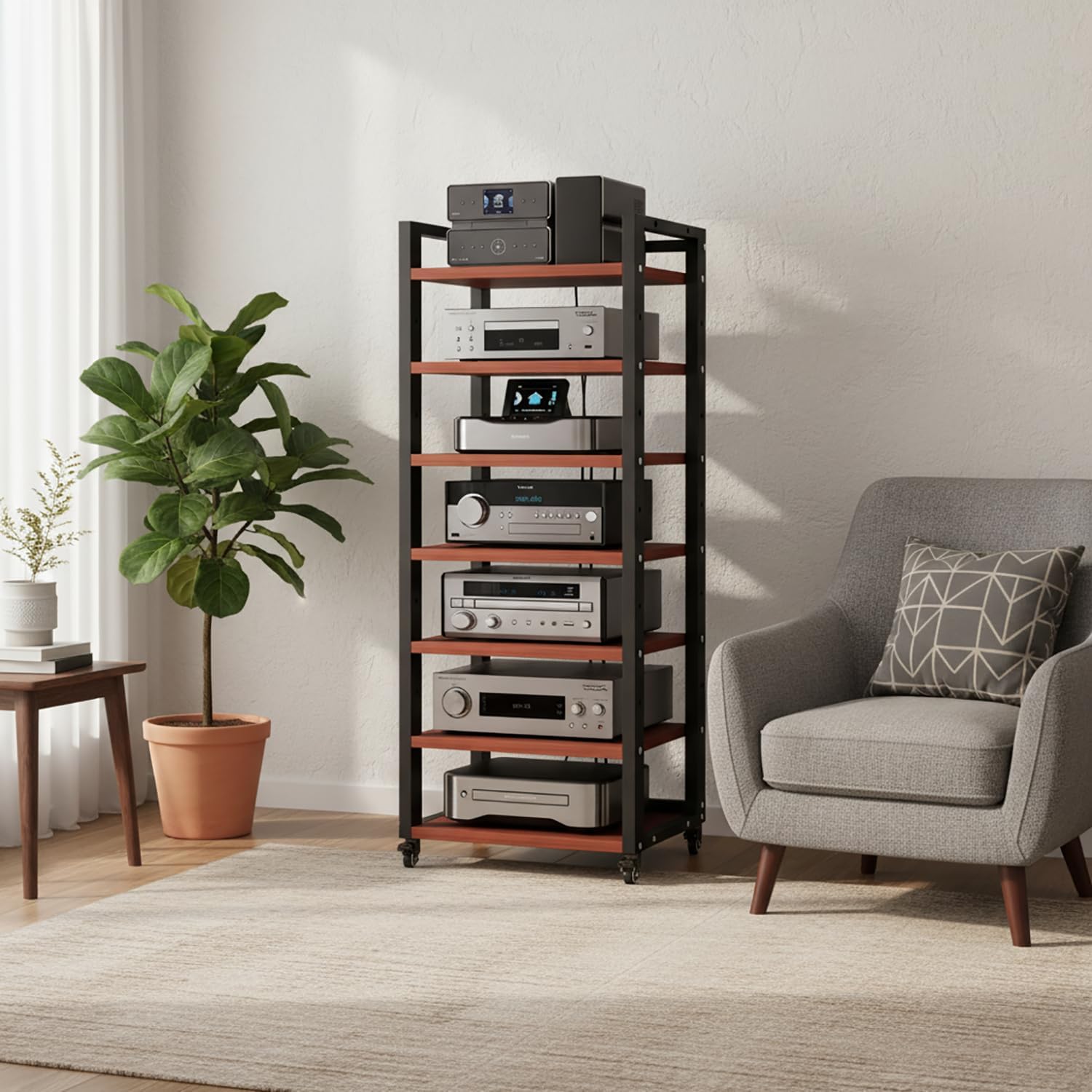 XEOKXOIT 7 Tier AV Media Stand