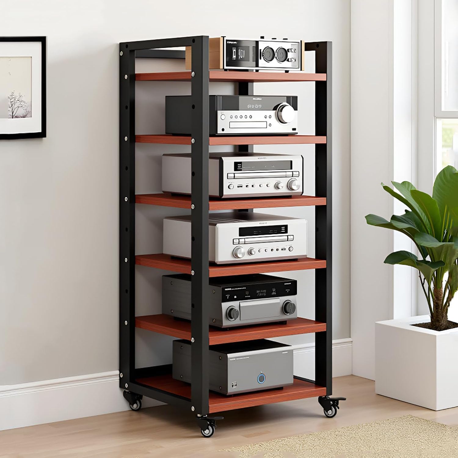 XEOKXOIT 6 Tier AV Media Stand