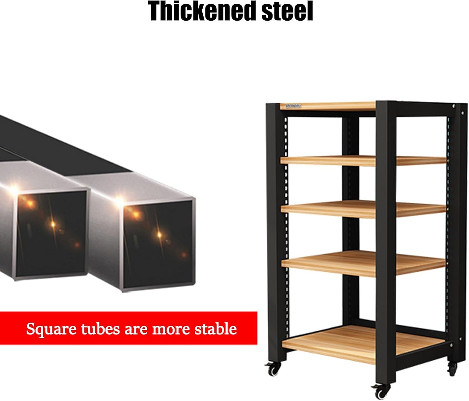 GUAWJRZDP Multi-tier AV Media Stand