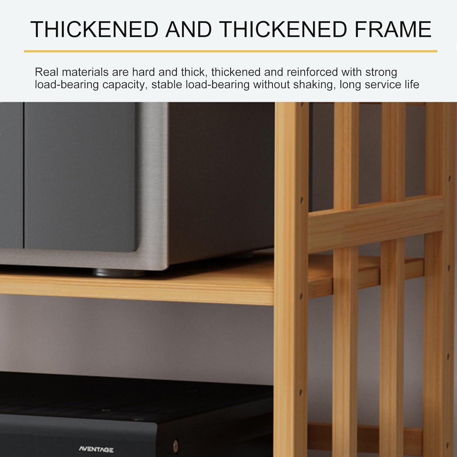 DLYZAYE Height-Adjustable Modern AV Media Stand