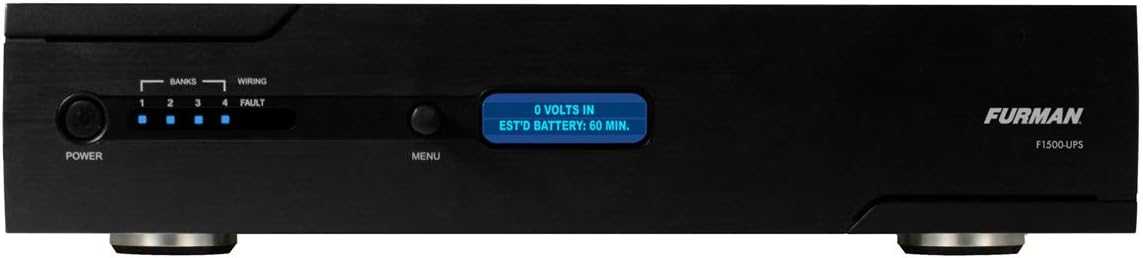 Furman F1500-UPS Home Theater Uninterruptible Power Supply with Battery Backup and Power Conditioner