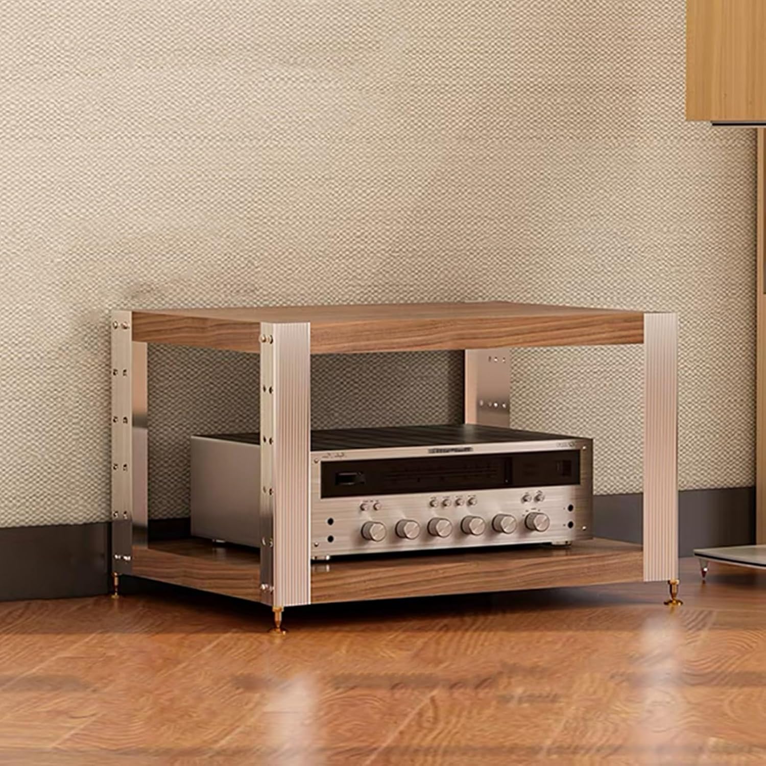 GUAWJRZDP Wooden Audio Rack