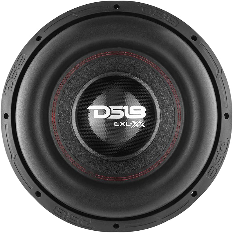 DS18 EXL-XX12.2DHE 12 High Excursion Car Subwoofer 4000 Watts Dual Voice Coil 2+2 Ohms (1 Speaker)