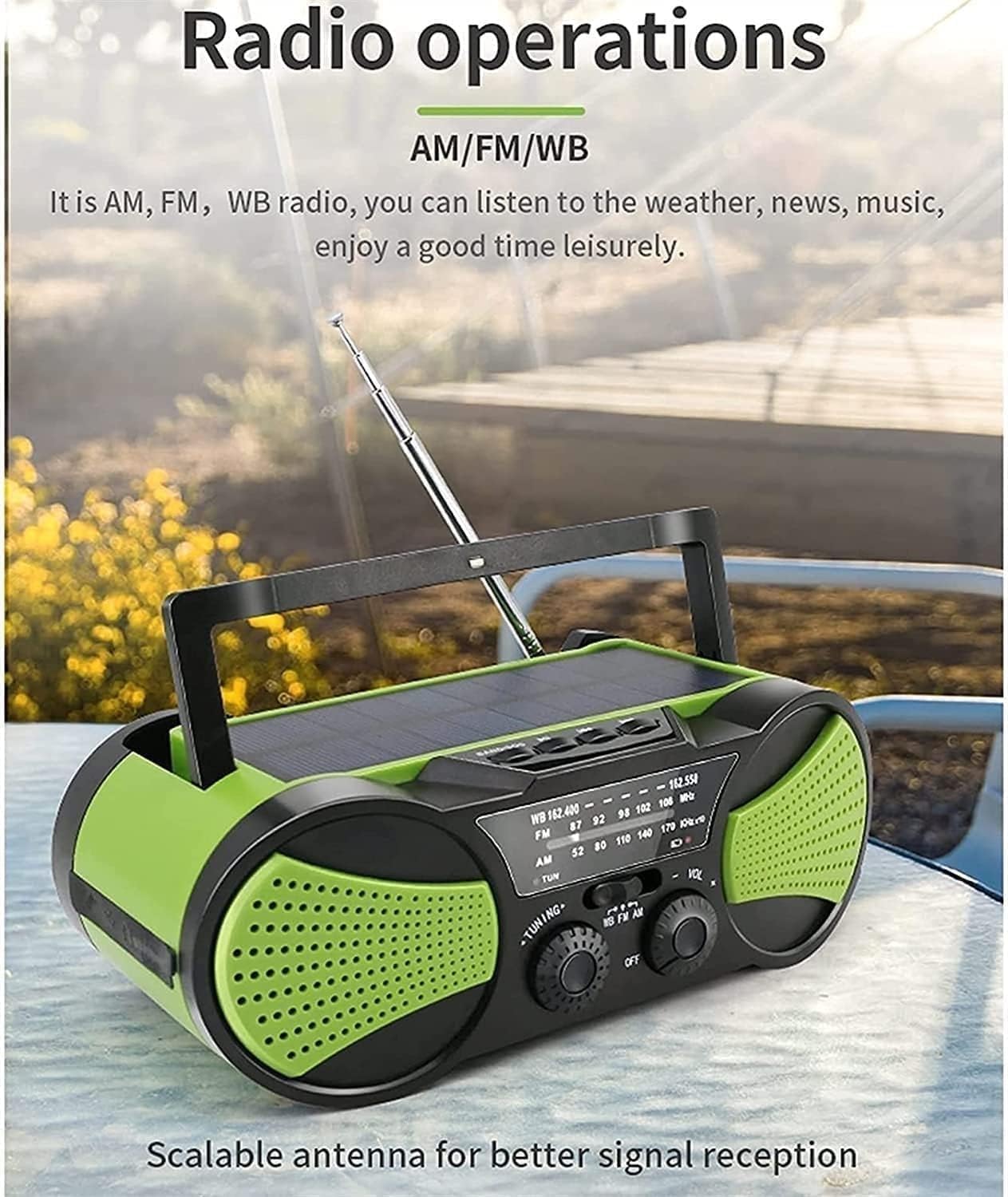 HCUCTOS Emergency Radio