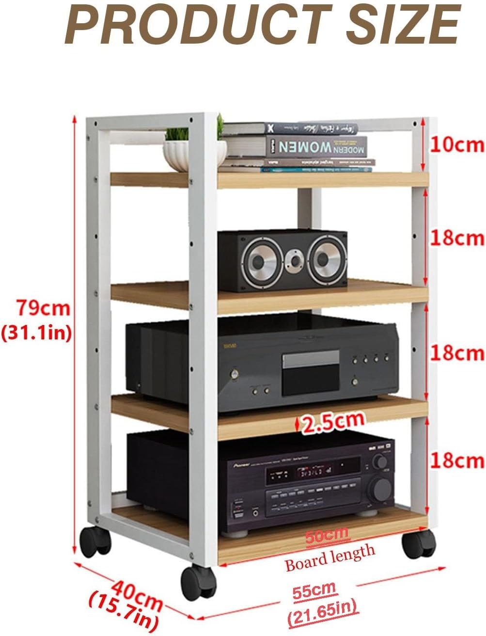 YLQFGUVWK Media Storage Rack