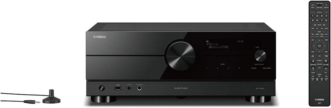 Yamaha RX-A2A AVENTAGE 7.2-Channel AV Receiver 8K and 4K/120 HDMI