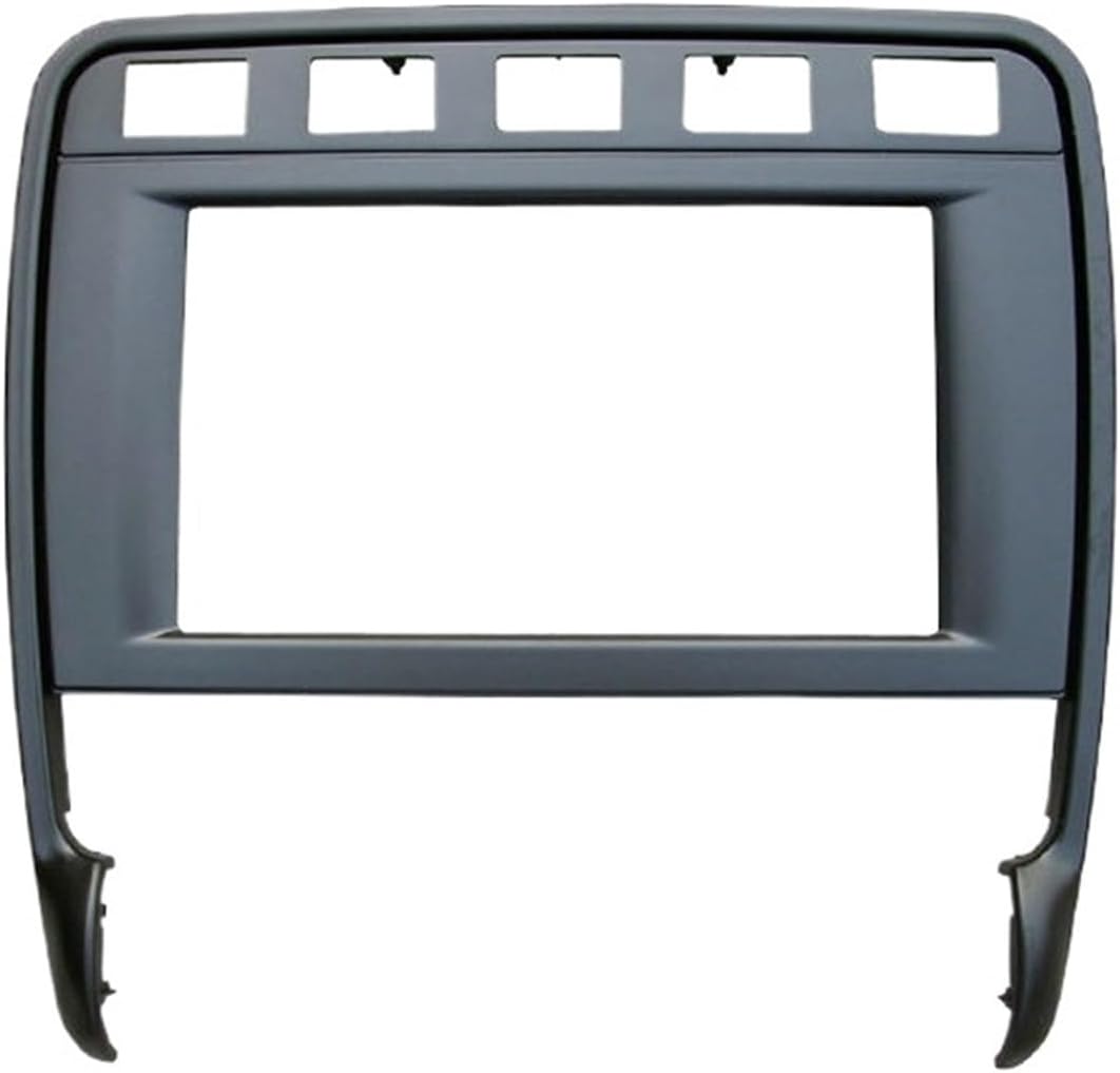 JTLCXNRN 2DIN Car Stereo Radio Fascia Plate Panel Frame Compatible For Porsche Cayenne Turbo 2009 CD/DVD Radio Panel Dashboard Frame Mount