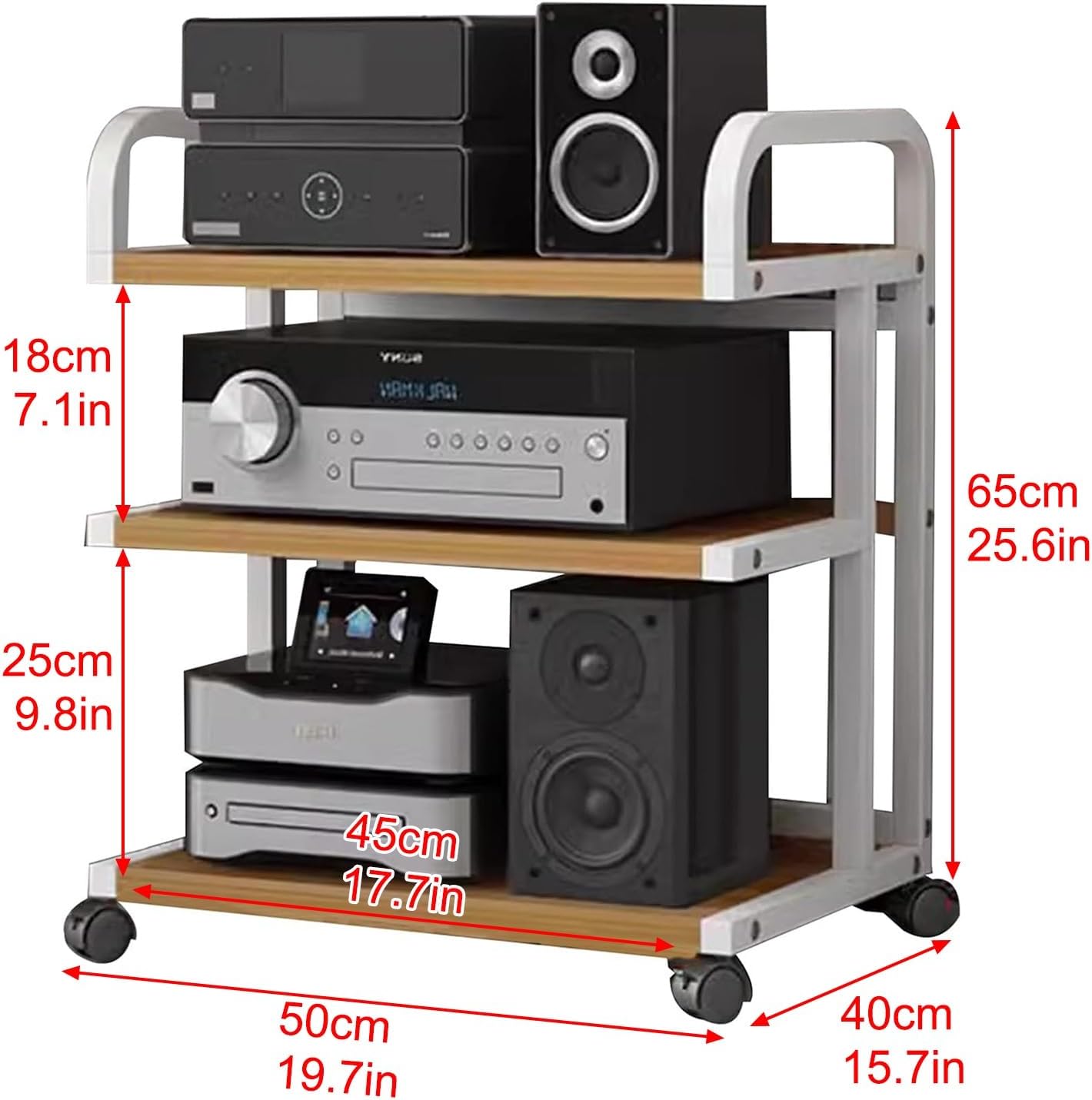 Heavy Duty AV Media Stand