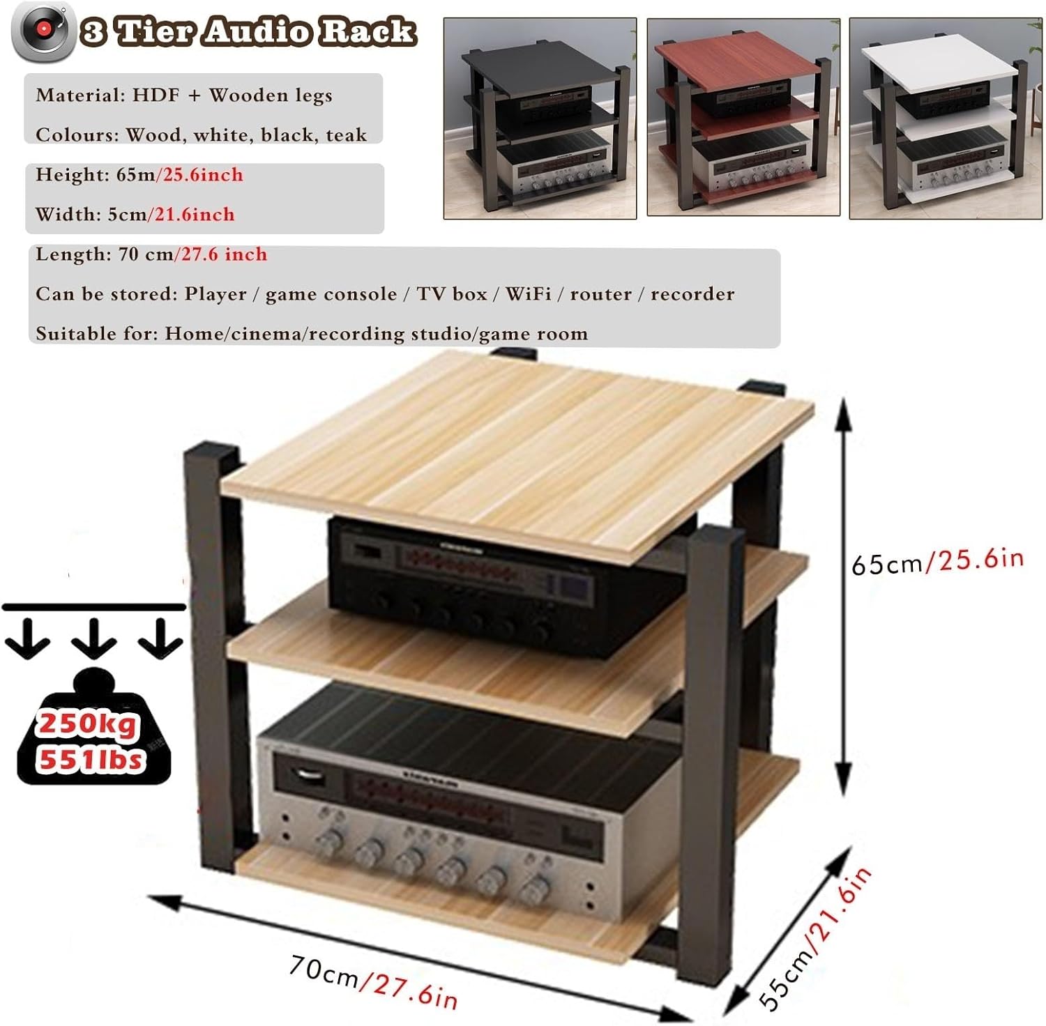 WLCGYD Media CD Amplifier Stand