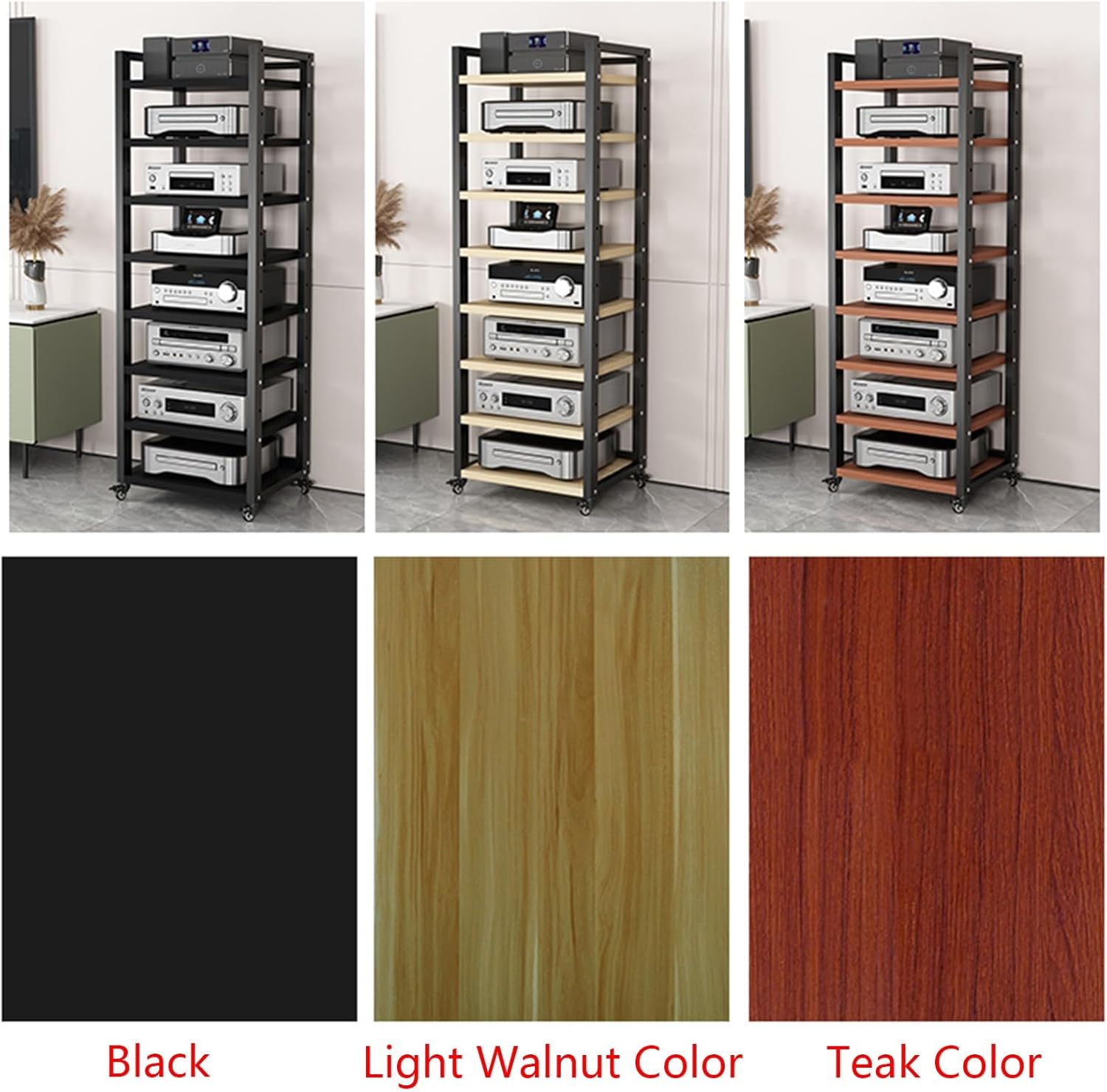 Audio Rack Tower Stand 5 6 7 8 Tier