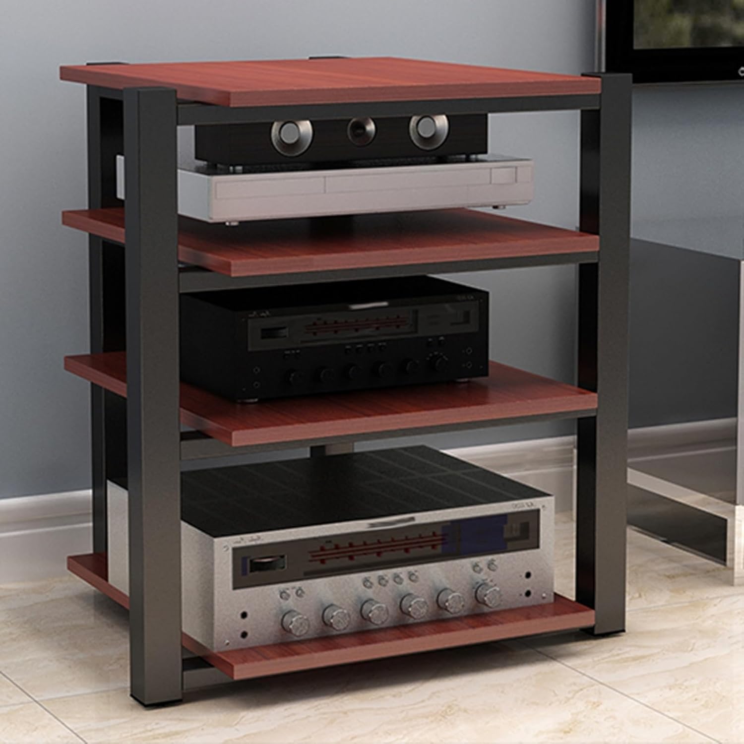 RENLXFI Modern Stereo Rack System