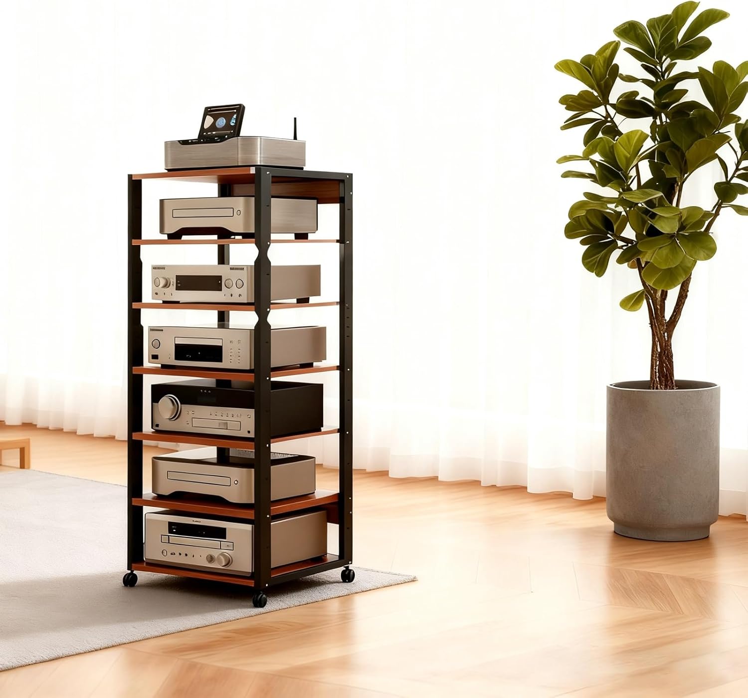 7-Tier AV Media Stand