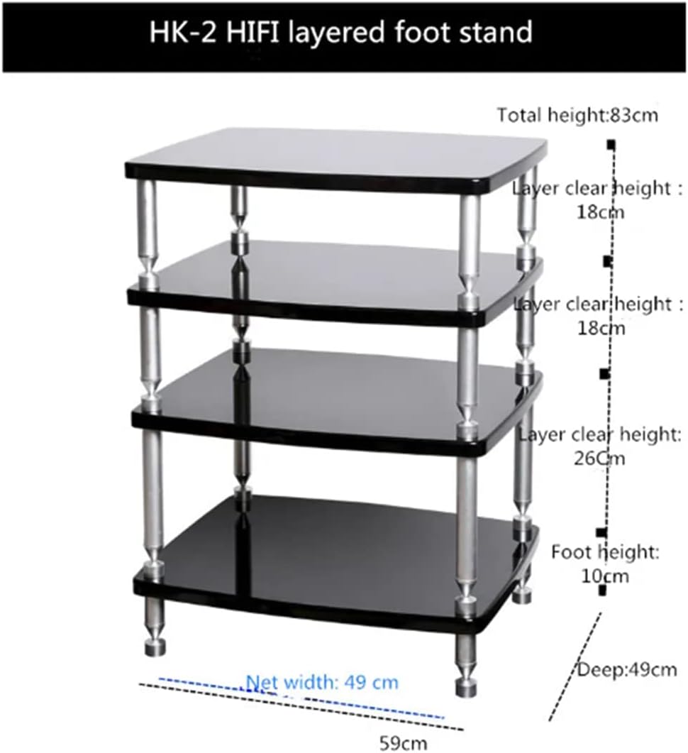 AVPLAY S-040 HiFi Audiovisual CD Amplifier Cabinet Theater Room Living Room Amplifier Rack Audio Floor Cabinet (1 Layer)