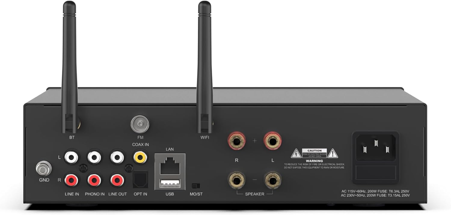 Arylic A100 Wireless Full Digital HiFi Amplifier with FM Radio