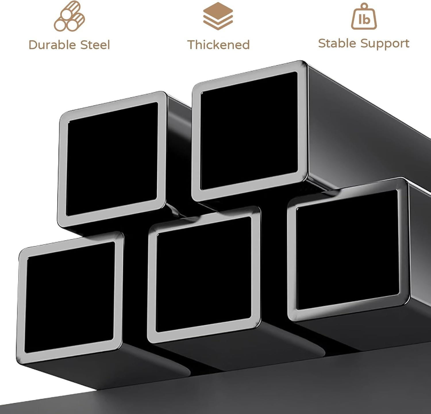 Sepsephiria AV Media Stand with Wheels 2/3/4/5 Audio Rack Tower Gaming Shelves Shelf Height Adjustable Stereo Racks and Stands loor Standing Removable Stereo Cabinet Easy to Assemble(Teak