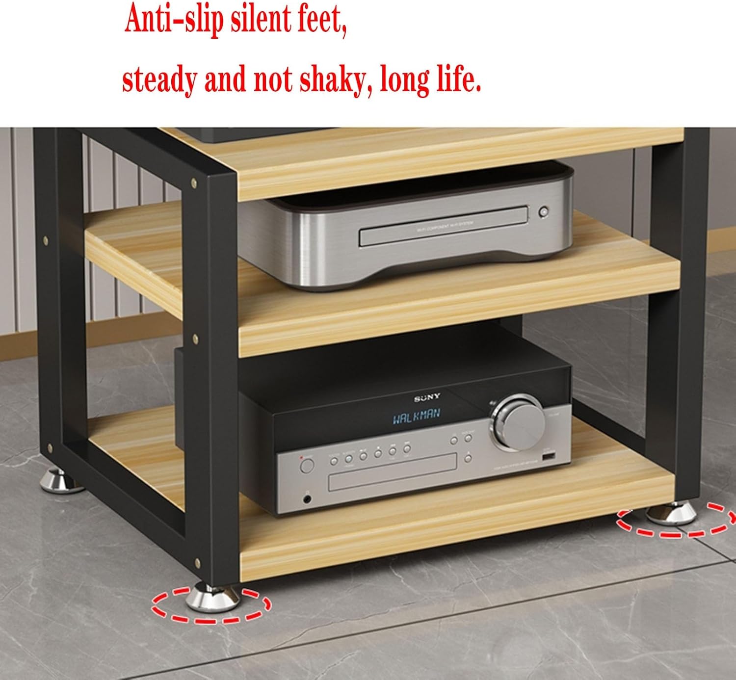 Movable Audio AV Media Stand CD Player