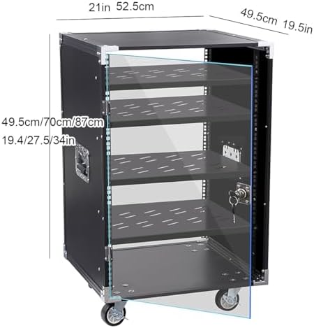 Av Media Stand with Wheels