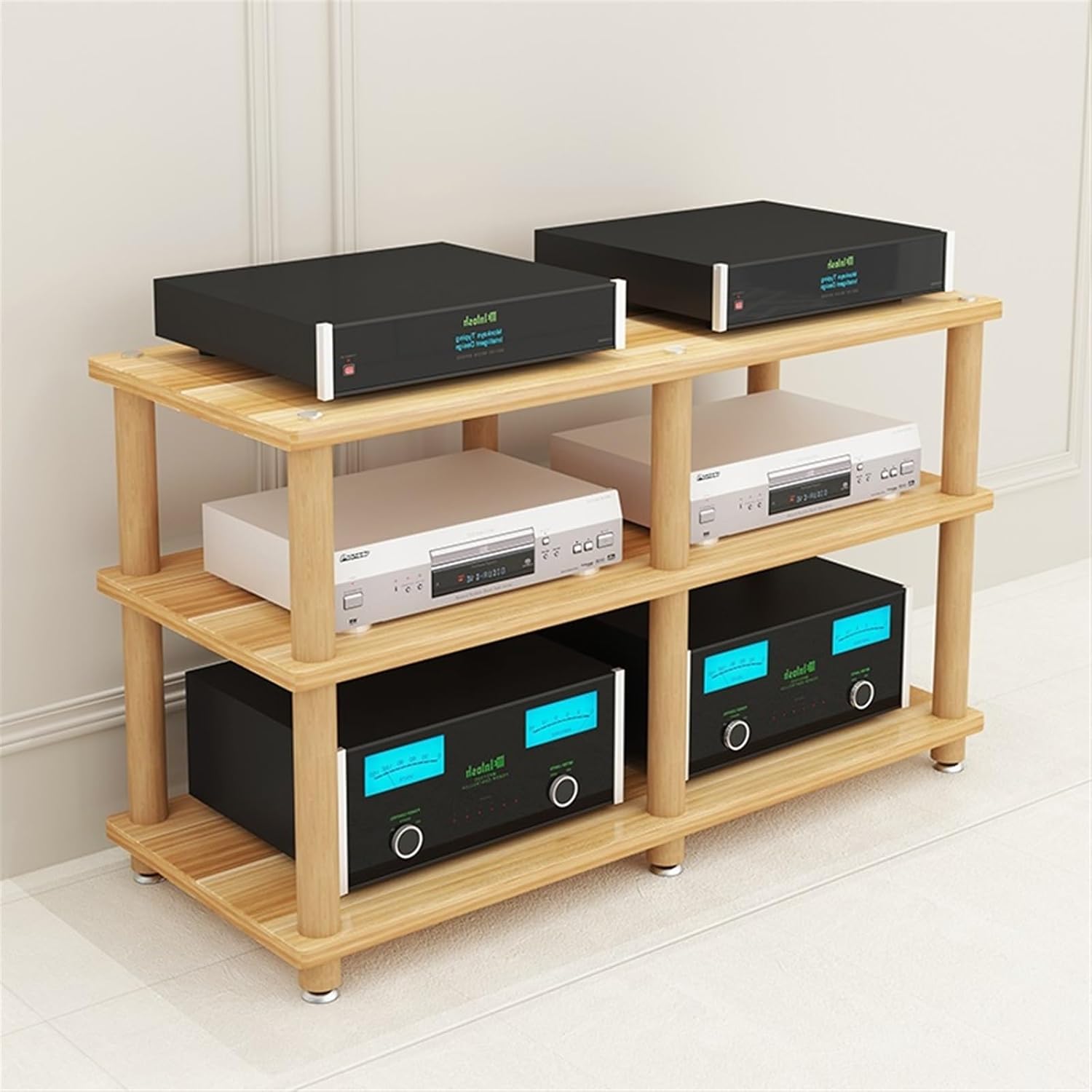 WLCGYD 3-Tier Media Stand Audio/Video Cabinet