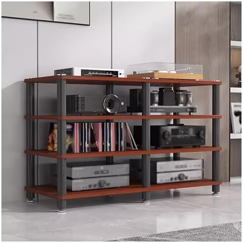 4 Tier Home Entertainment Media TV Stereo Stand