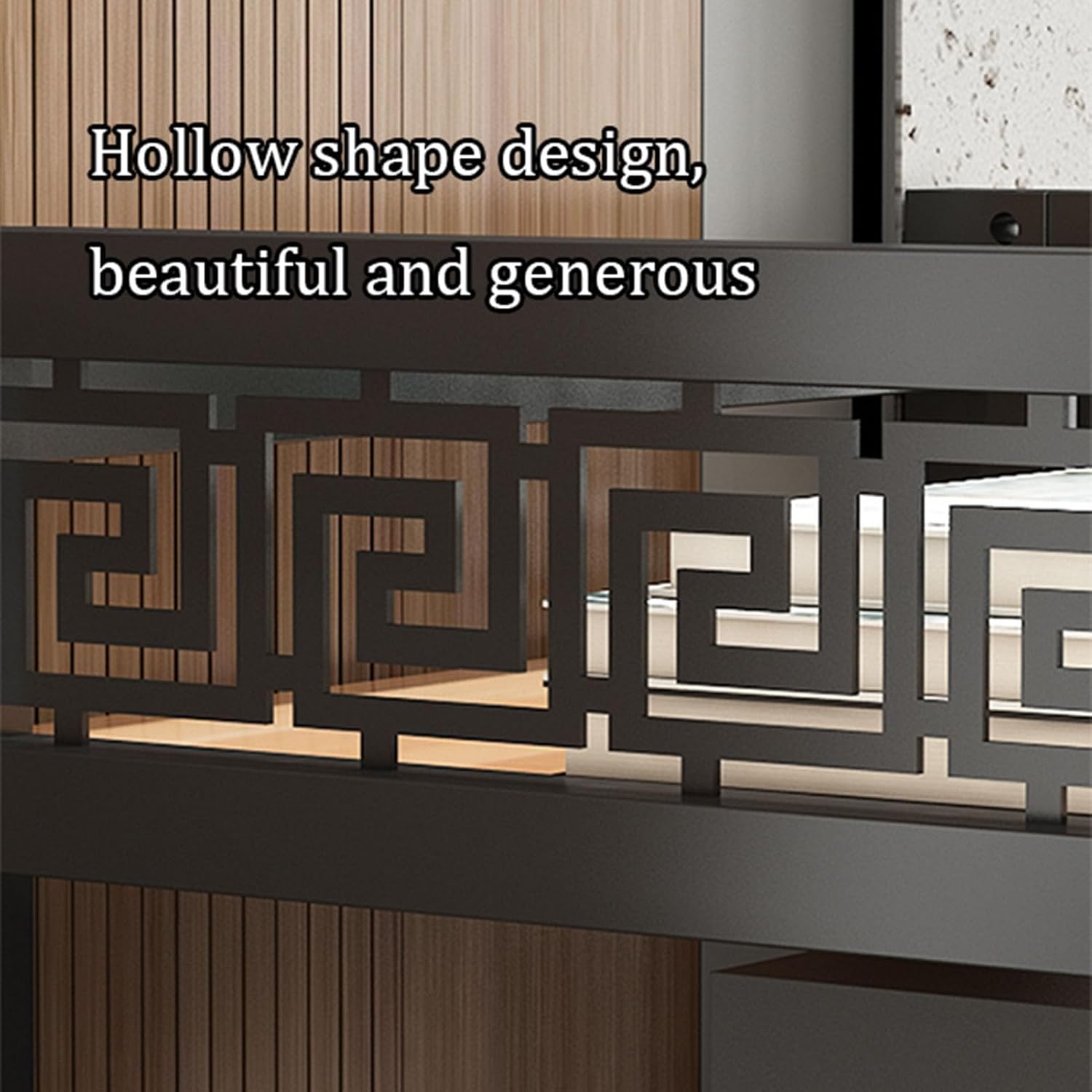 DLYZAYE 3-Tier AV Media Stand Movable Wooden Corner Shelf Audio/Video Component Cabinet Stereo Stand Audio Tower and Media Center