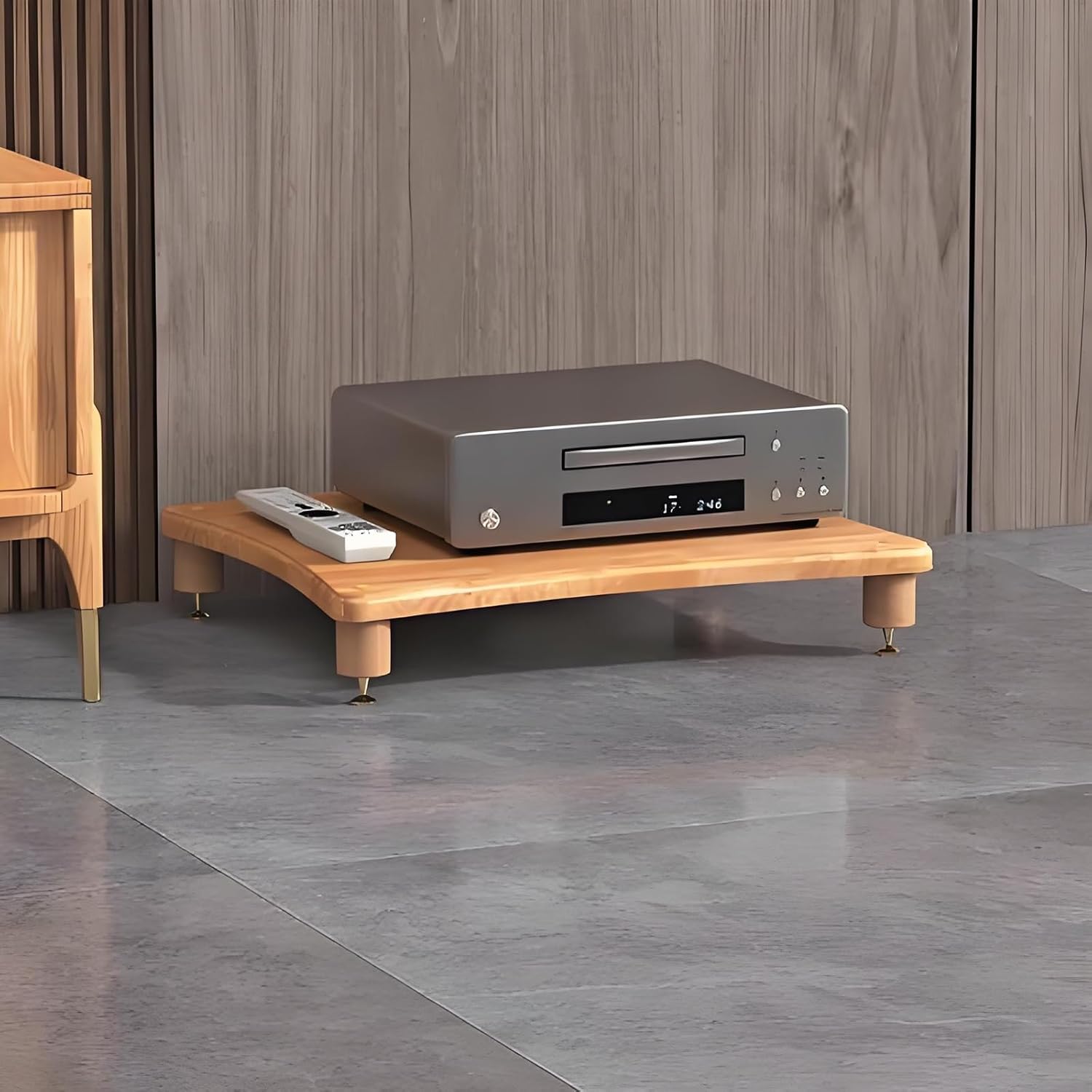 Kaverno 1/2/3/4tiers Av Media Stand Corner Shelf