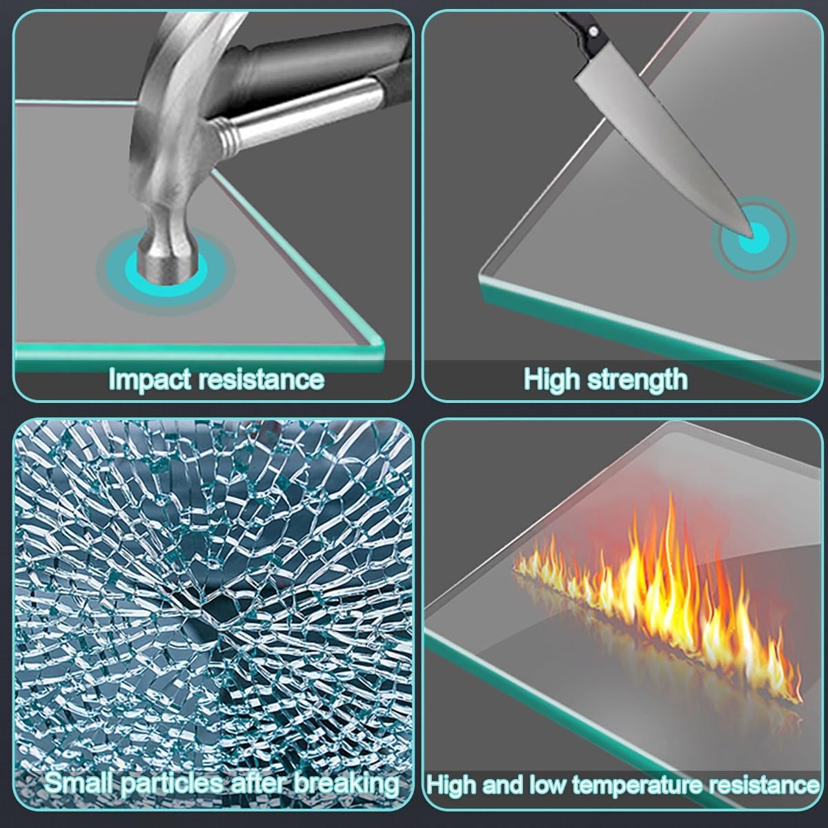 DLYZAYE 4-Tier AV Media Stand