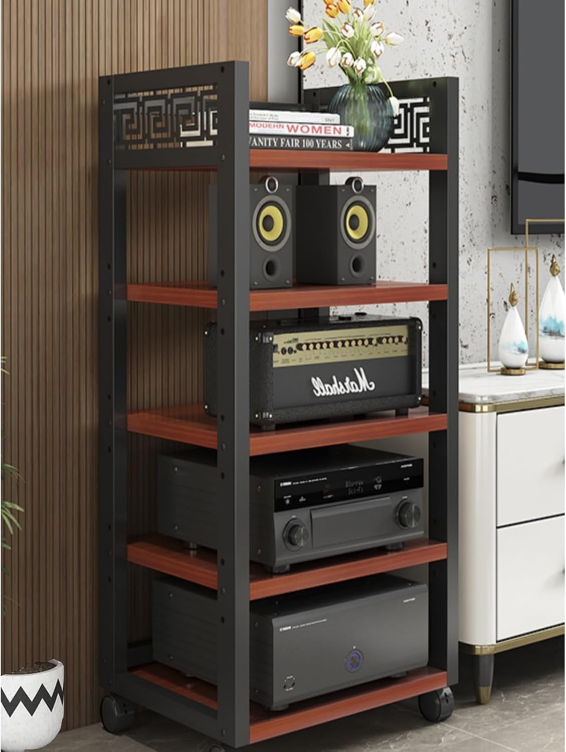 Media Stand 5-Layer Removable Audio Stand Media Player Stand