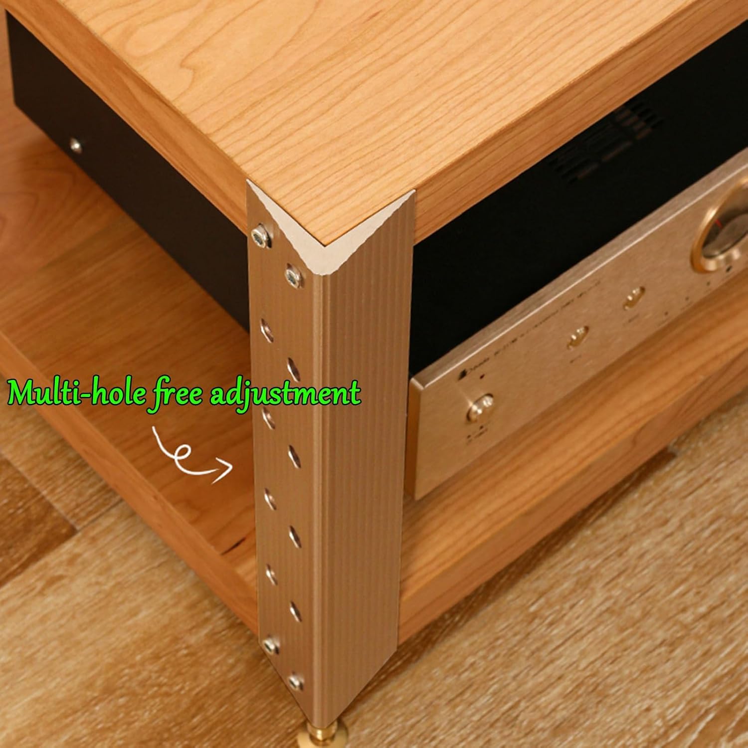 GUAWJRZDP Wooden Audio Rack