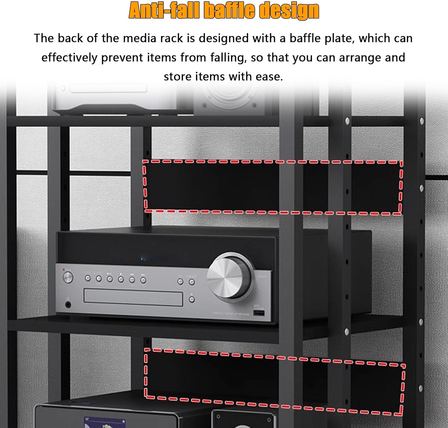 5-Tiers AV Media Stand