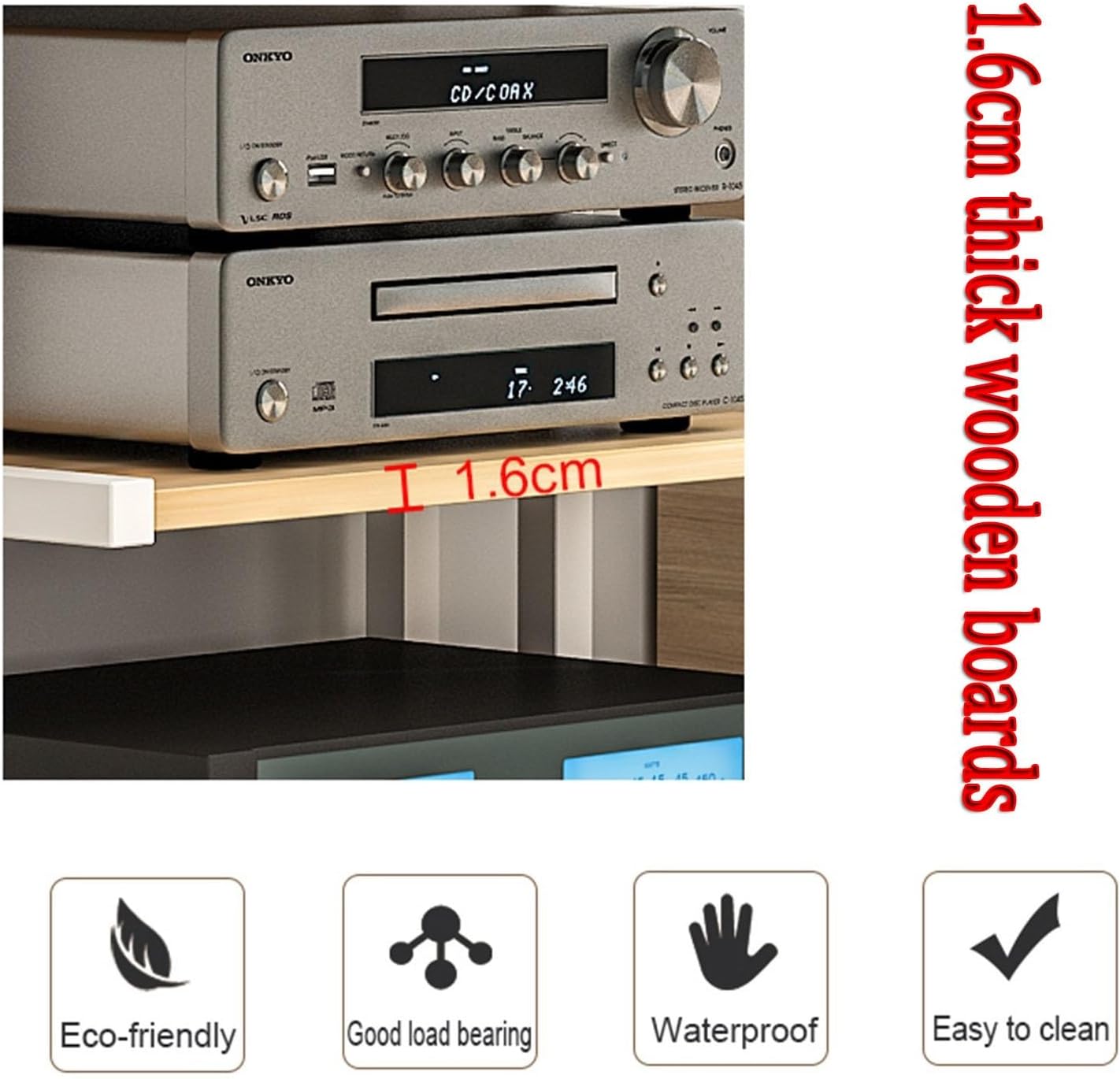 Multi-Tier Audio Rack