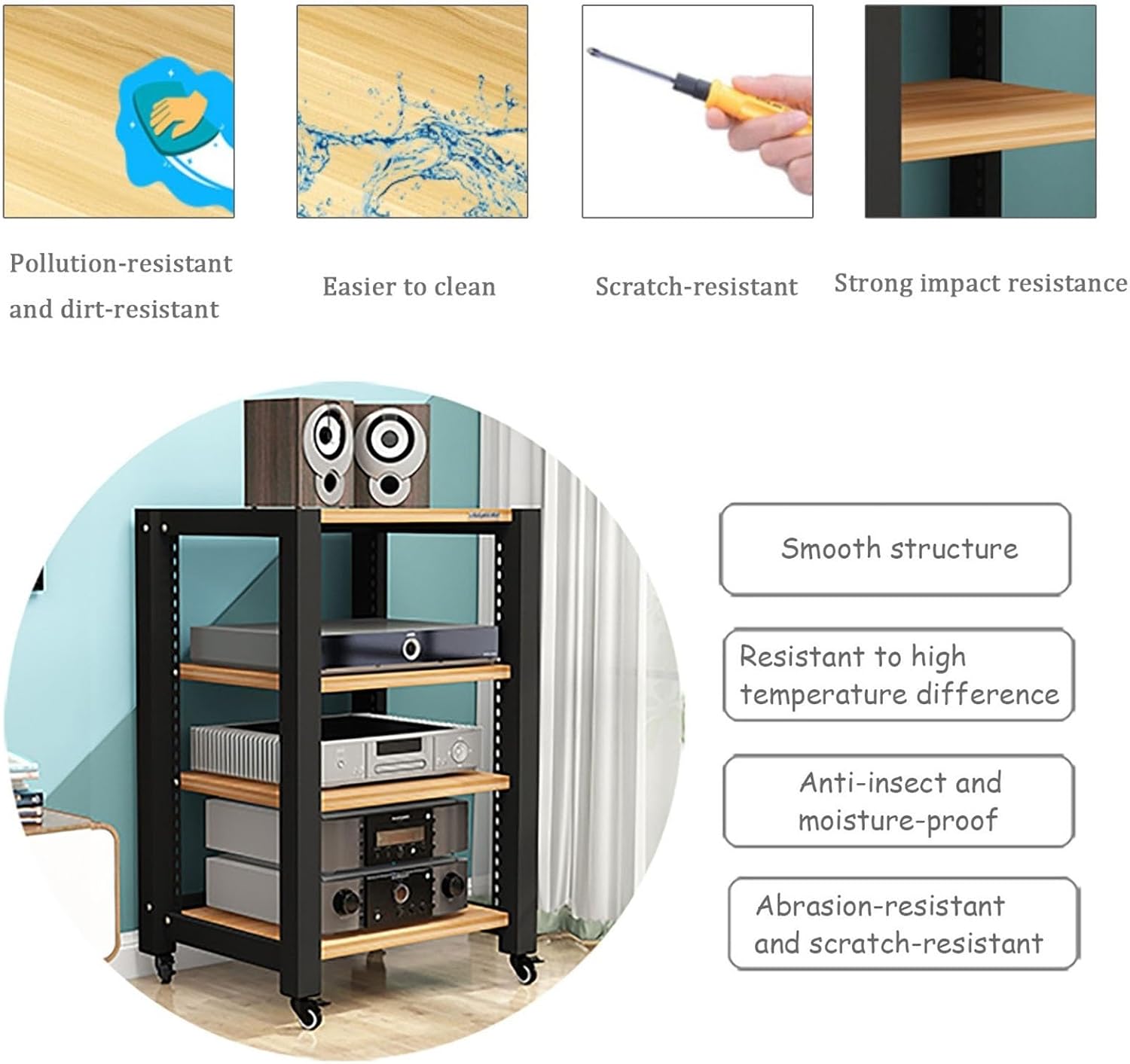 HOLGVE Open AV Media Stand