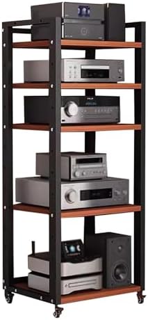 5-Tier Tall Audio/Video Corner Media Stand