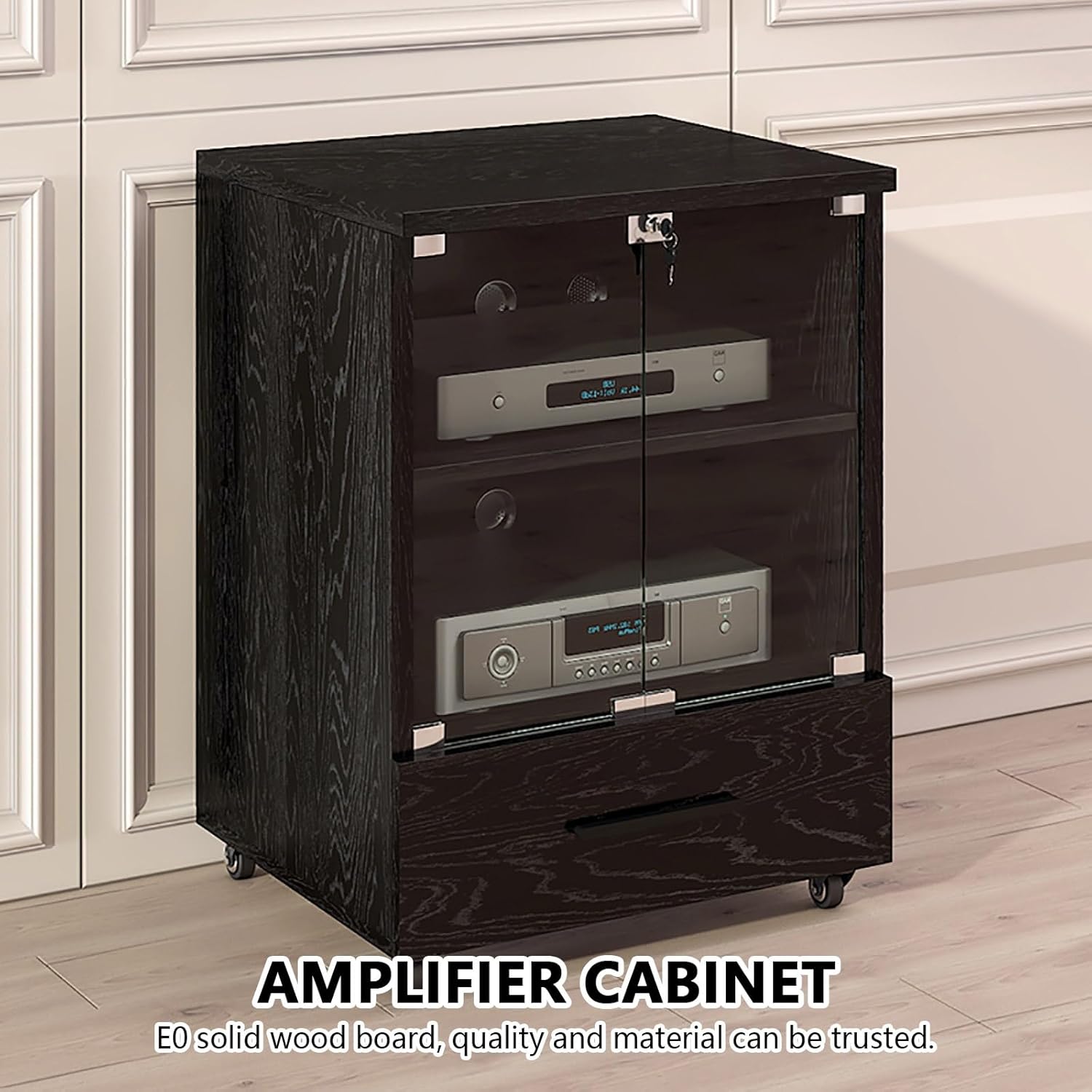 Entertainment Stereo Component Storage