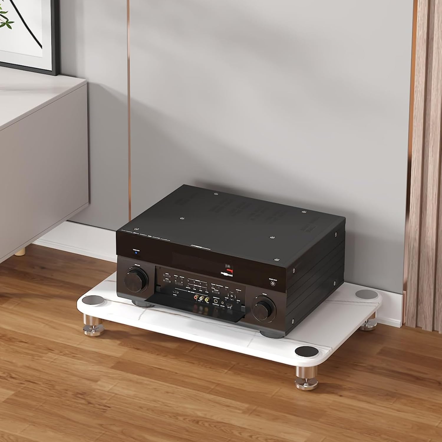 Stereo Cabinet 1/2/3/4-Tier AV Media Stand