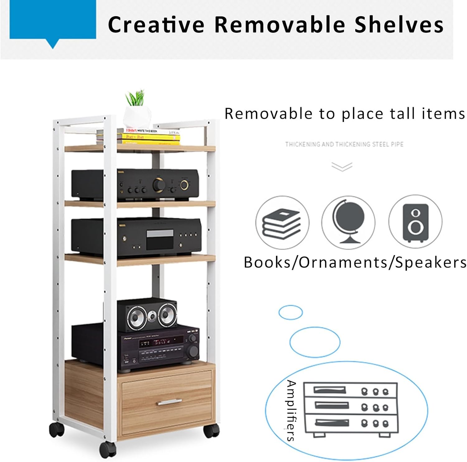 Audio-Video Media Stand