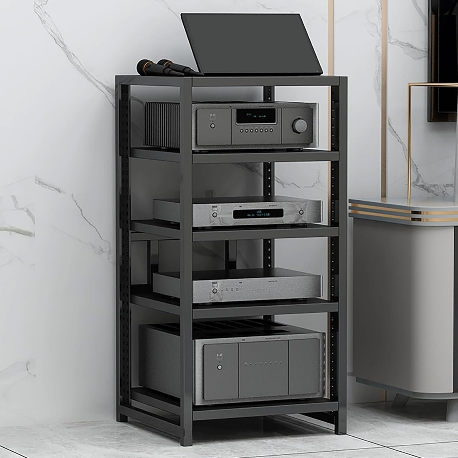 Multifunctional AV Media Stand Cabinet
