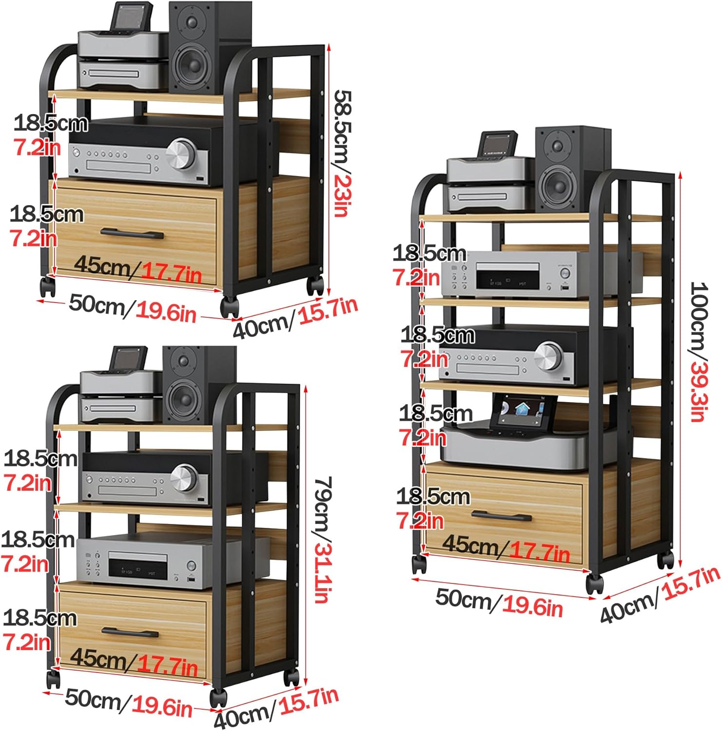 Modern Stereo Stand Cabinet