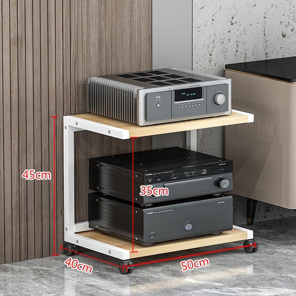 OUKEJNM 2/3-Tier AV Media Stand