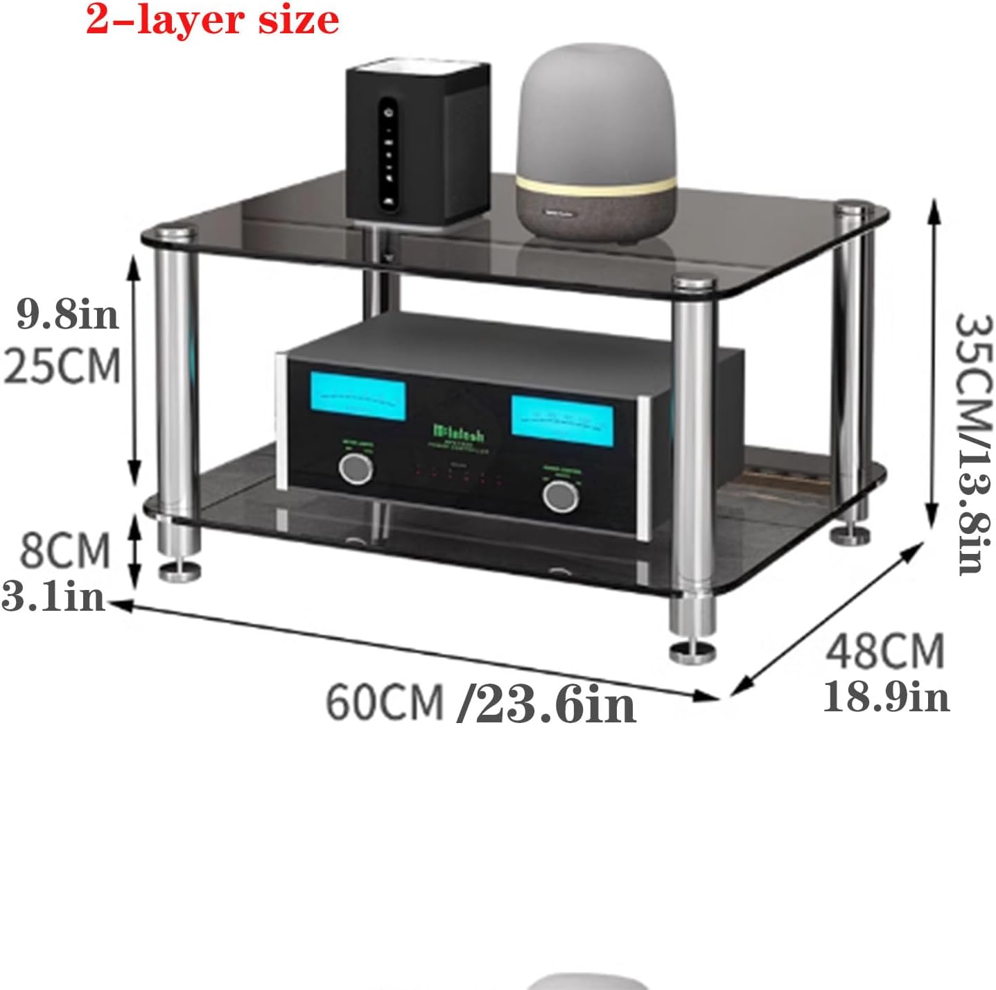 AV Media Stand Display Rack