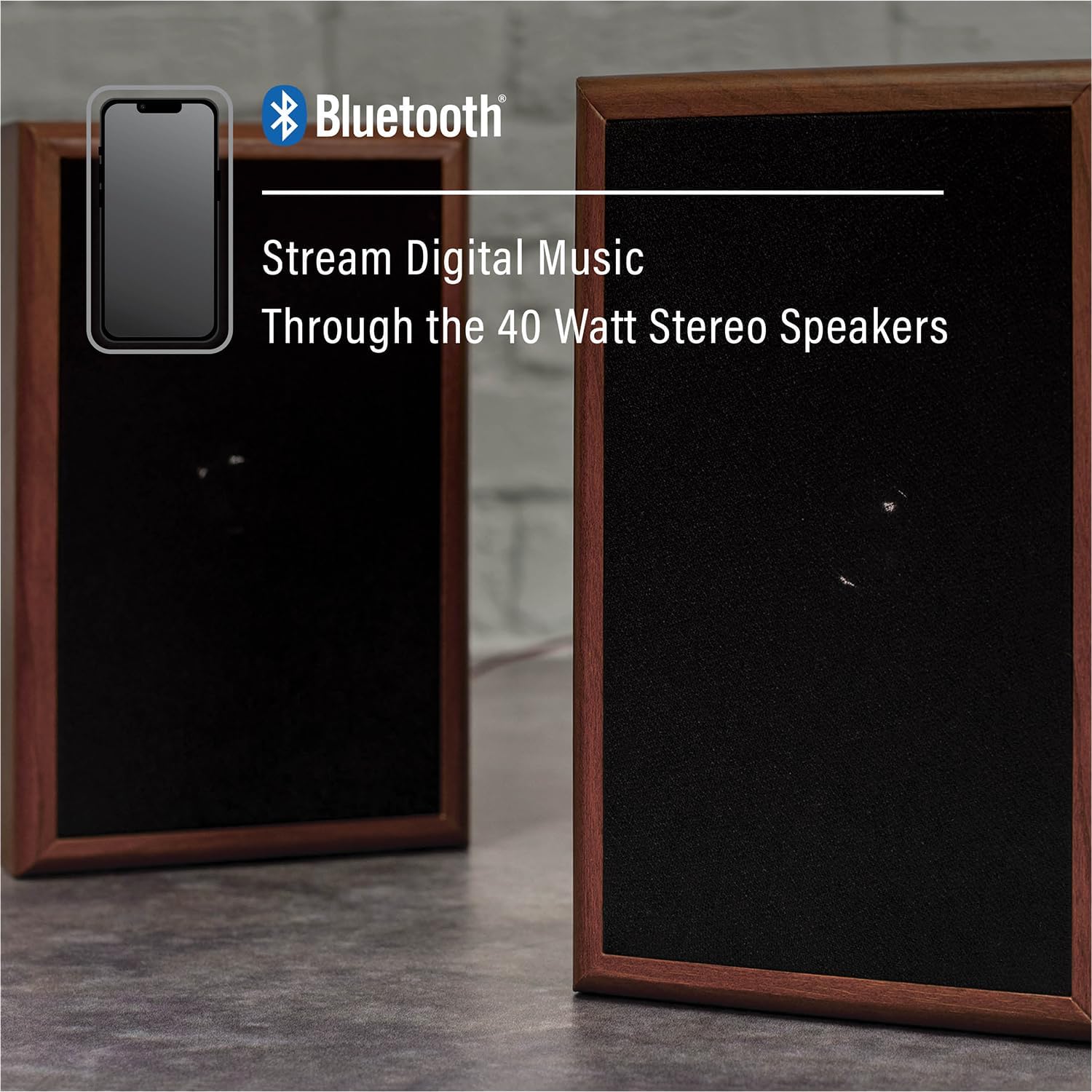 Crosley 1975T Turntable System with Bluetooth