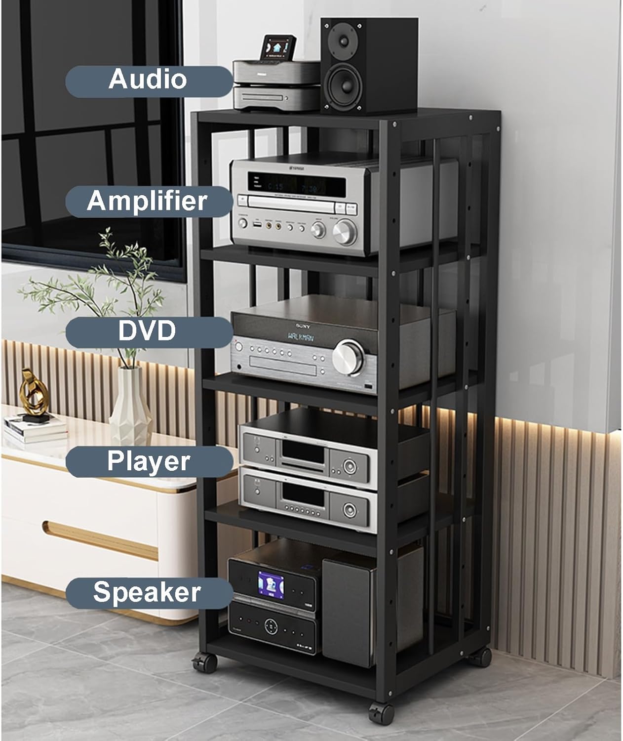 DESKGURU Media Cabinet