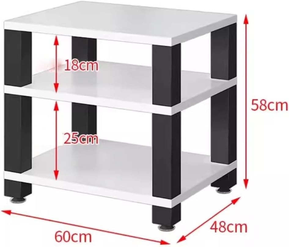 OUKEJNM Corner Media Storage Cabinet