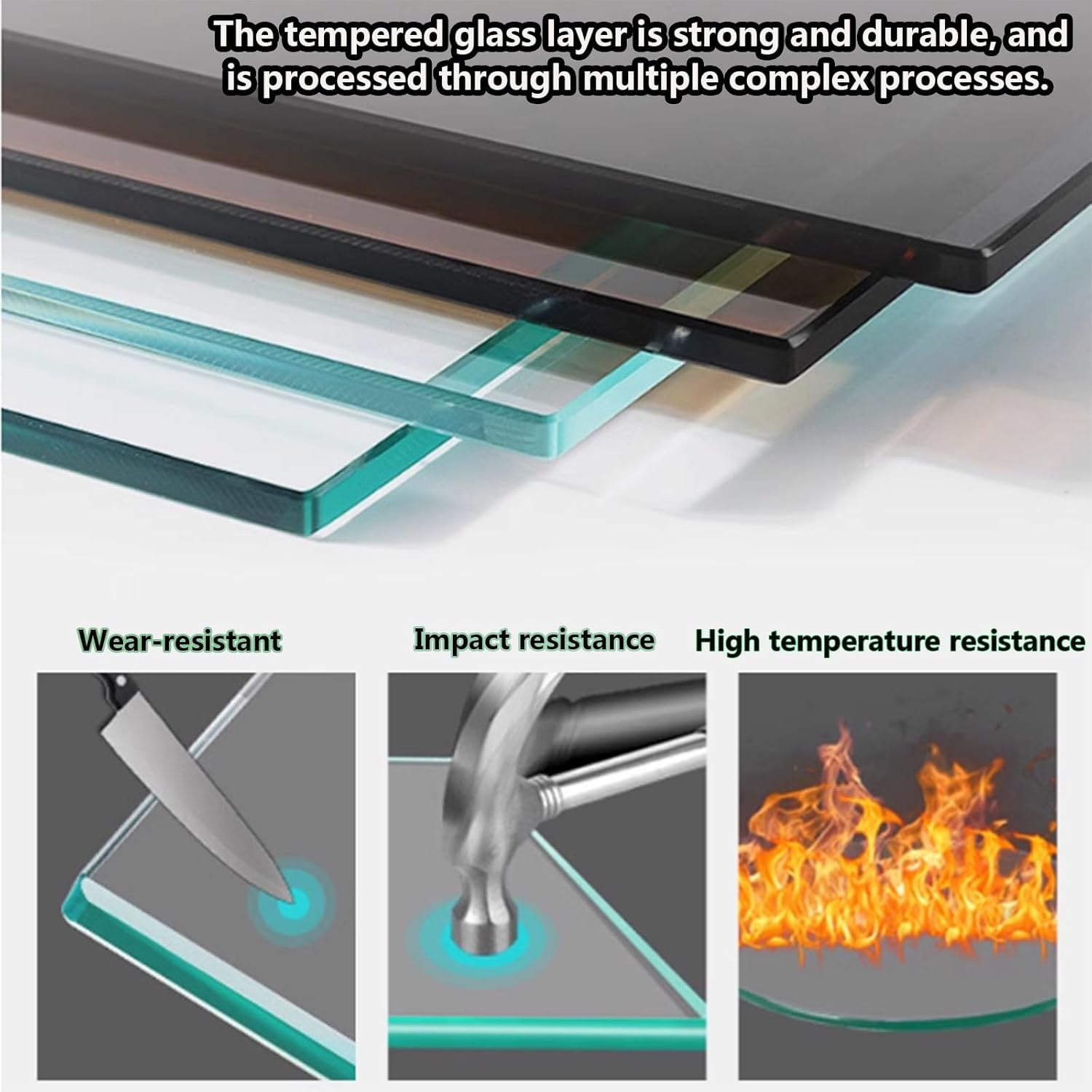 AV Media Stand Display Rack - 1/2/3/4 Tier Audio/Video Console Cabinet with Tempered Glass