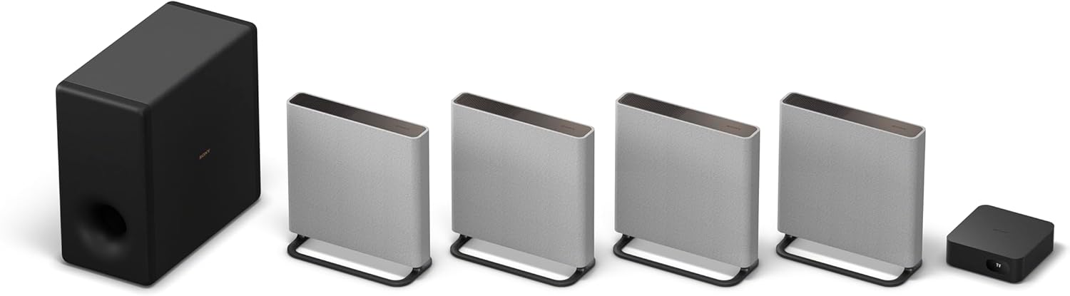 Sony BRAVIA Theater Quad Home Theater Surround Sound System and SA-SW3 Wireless Subwoofer