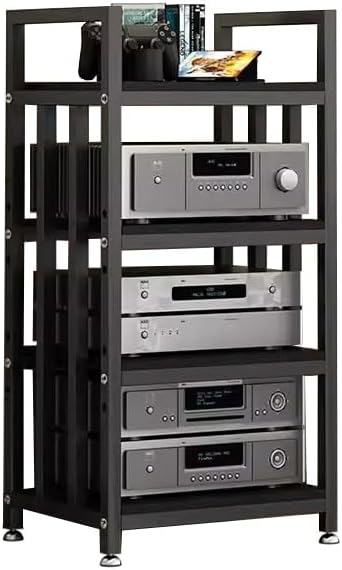Aimery Stereo Component Cabinet Media Stand Freestanding