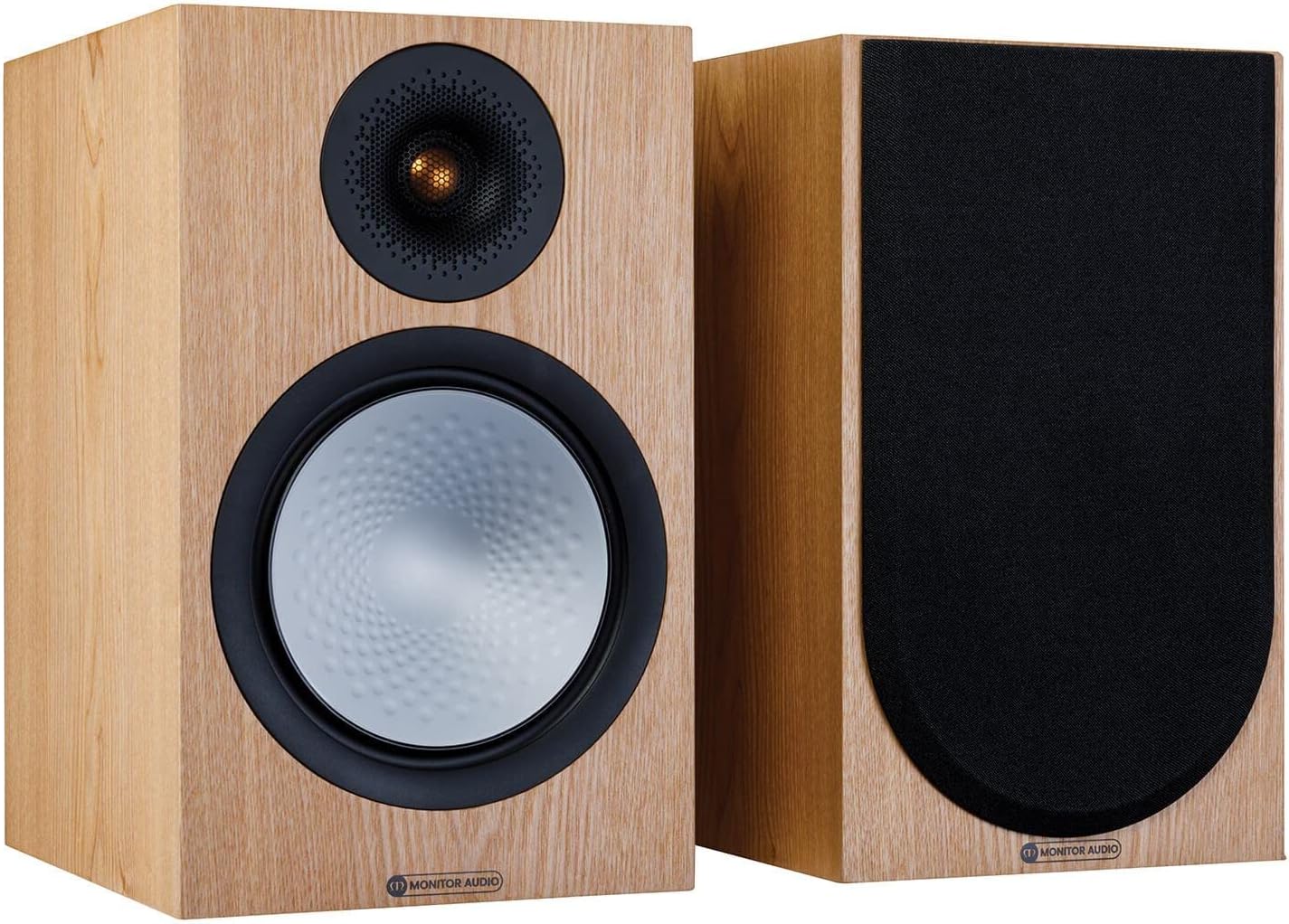Silver 100 7G Bookshelf Speakers (Pair) by Monitor Audio