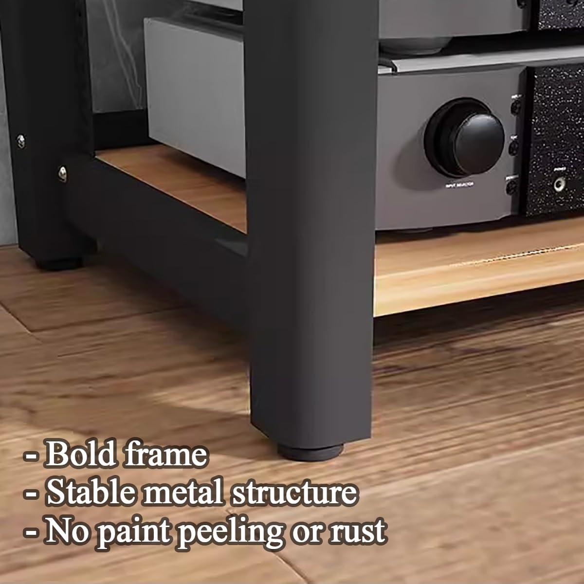 2/3/4/5 Tier Stereo Console TV Equipment Cabinet